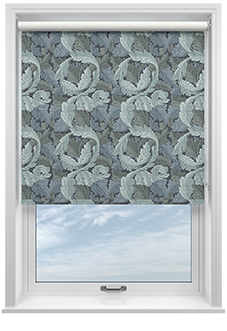 William Morris At Home Acanthus, Indigo - Roller Blind